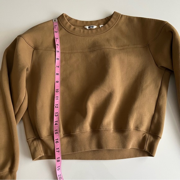 Uniqlo cropped sweatshirt, brown, xxs - Picture 4 of 9